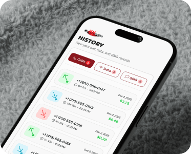 CommunLine app on phone